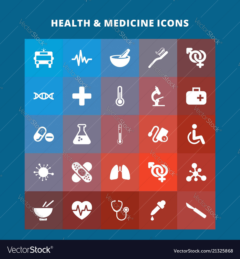 Health and medicind icons