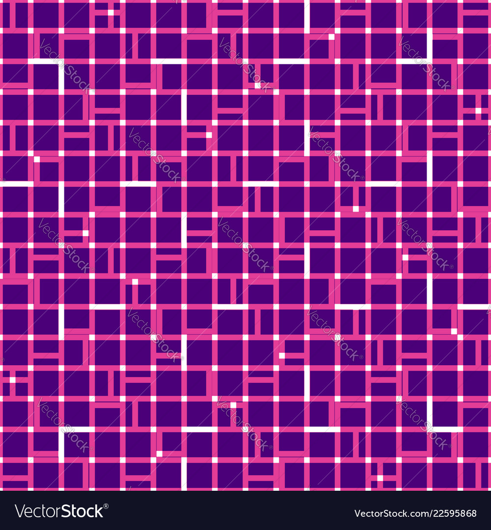 Irregular grid mesh with squares seamlessly vector image Irregular grid mesh with squares seamlessly