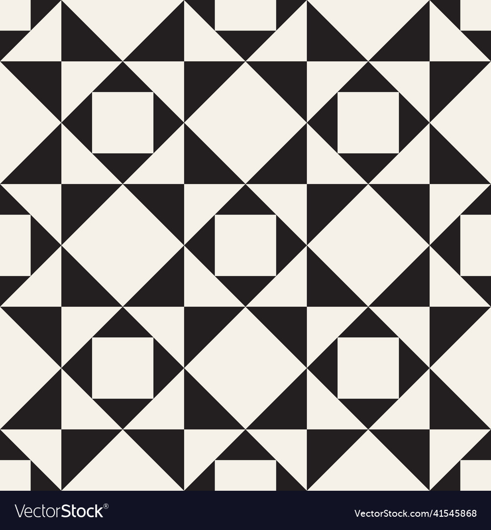 Seamless pattern repeating geometric elements vector image Seamless pattern repeating geometric elements