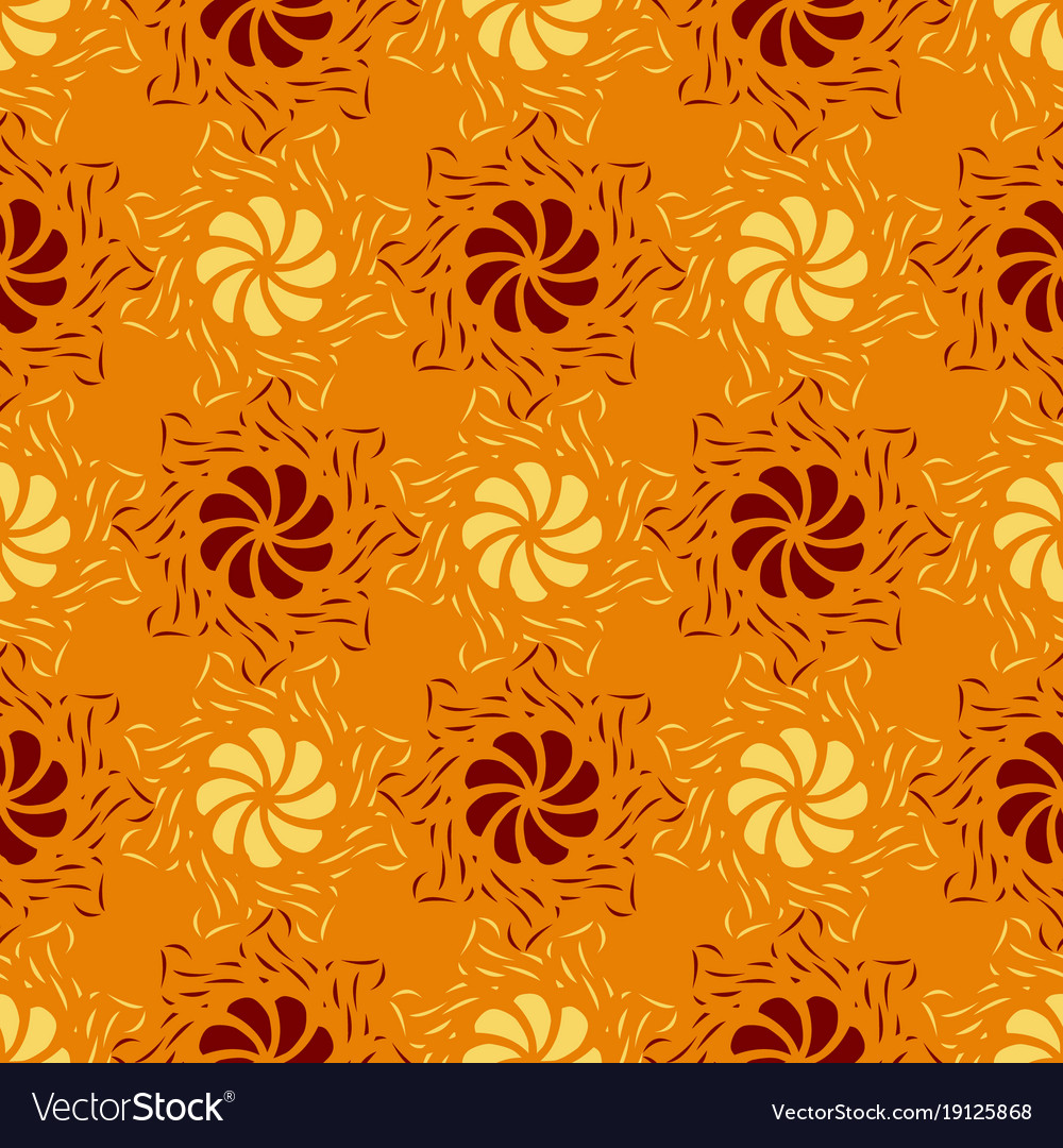 Seamless pattern with abstract figures