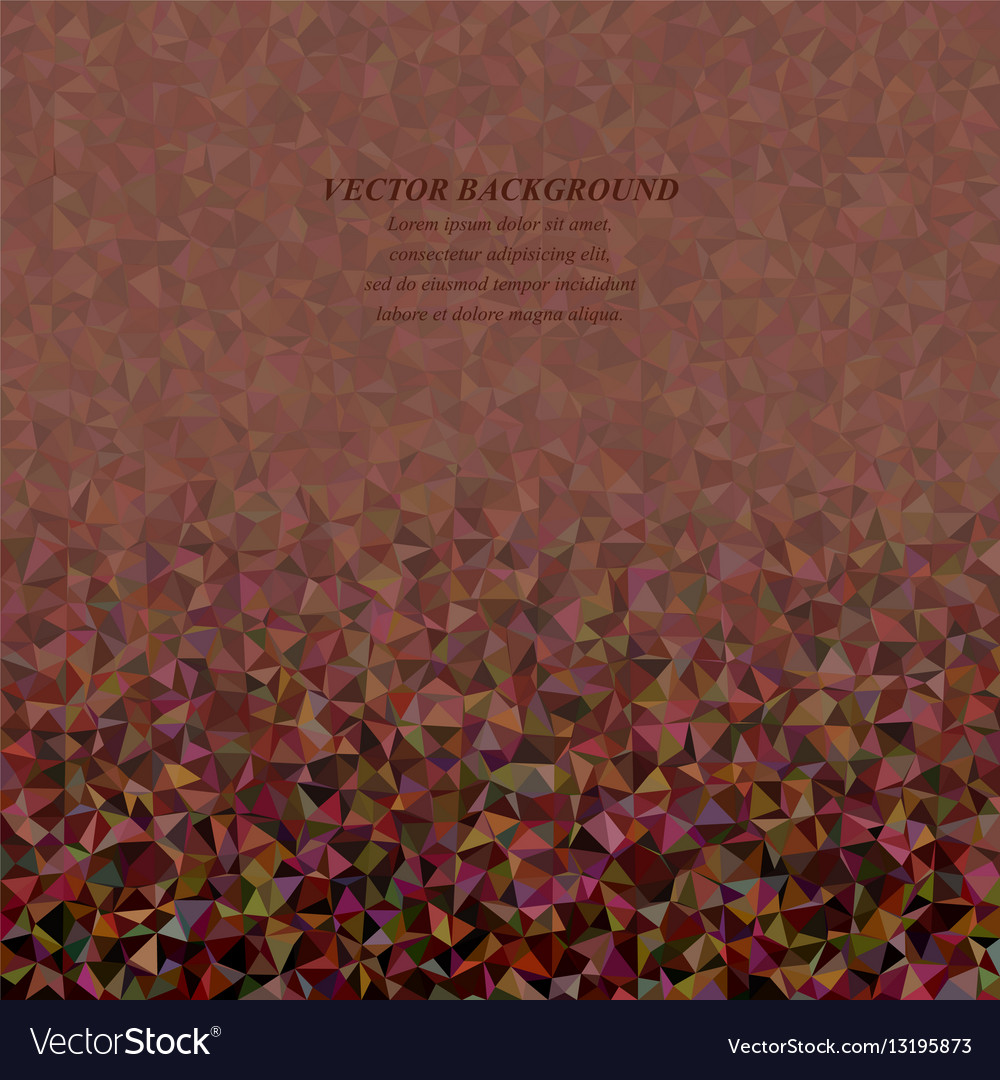 Abstract digital triangle tile background design