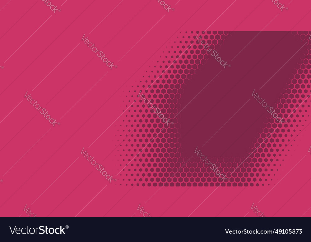 Geometric abstract hexagon two color background