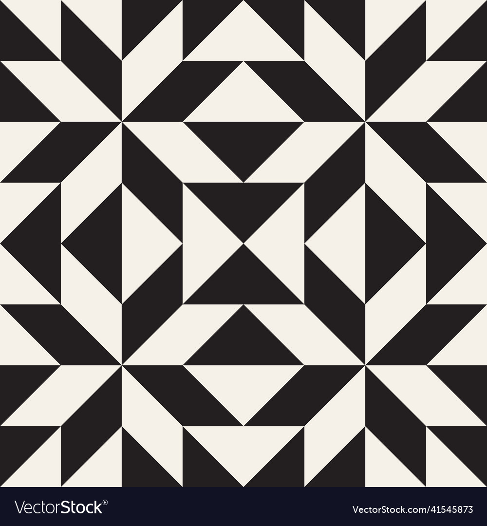 Seamless pattern repeating geometric elements vector image Seamless pattern repeating geometric elements