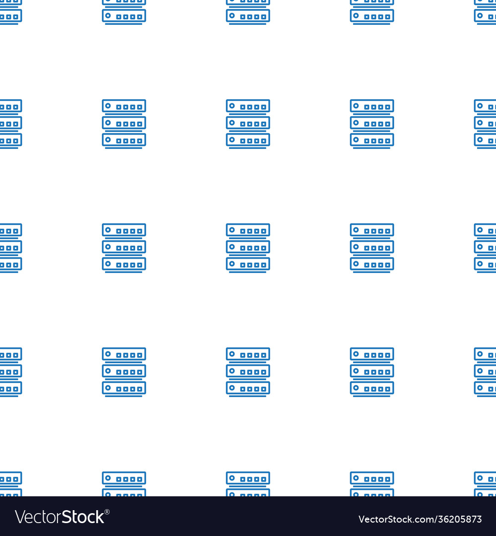 Server icon pattern seamless white background