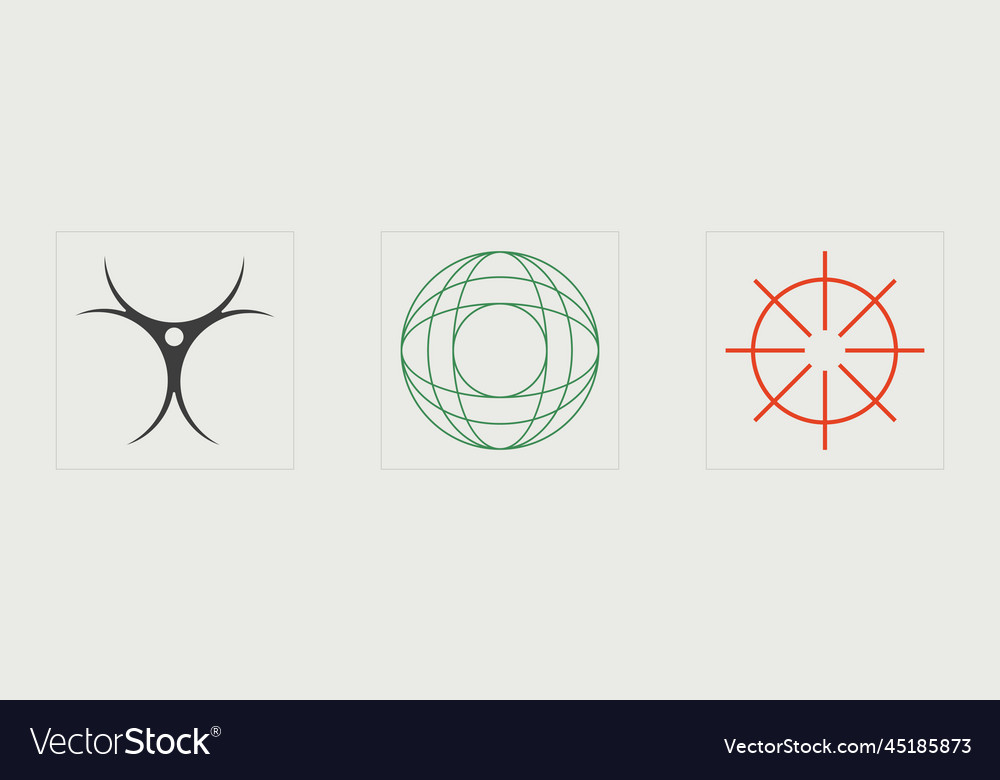 Set of y2k style objects rave vector image Set of y2k style objects rave