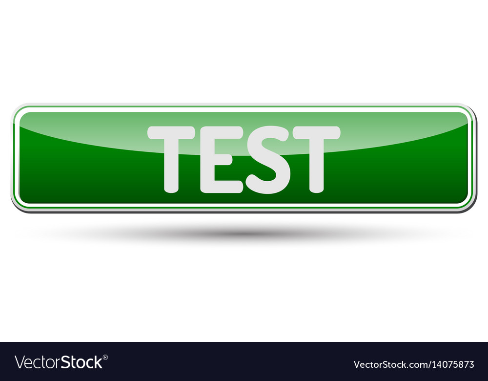 Test - abstract beautiful button with text