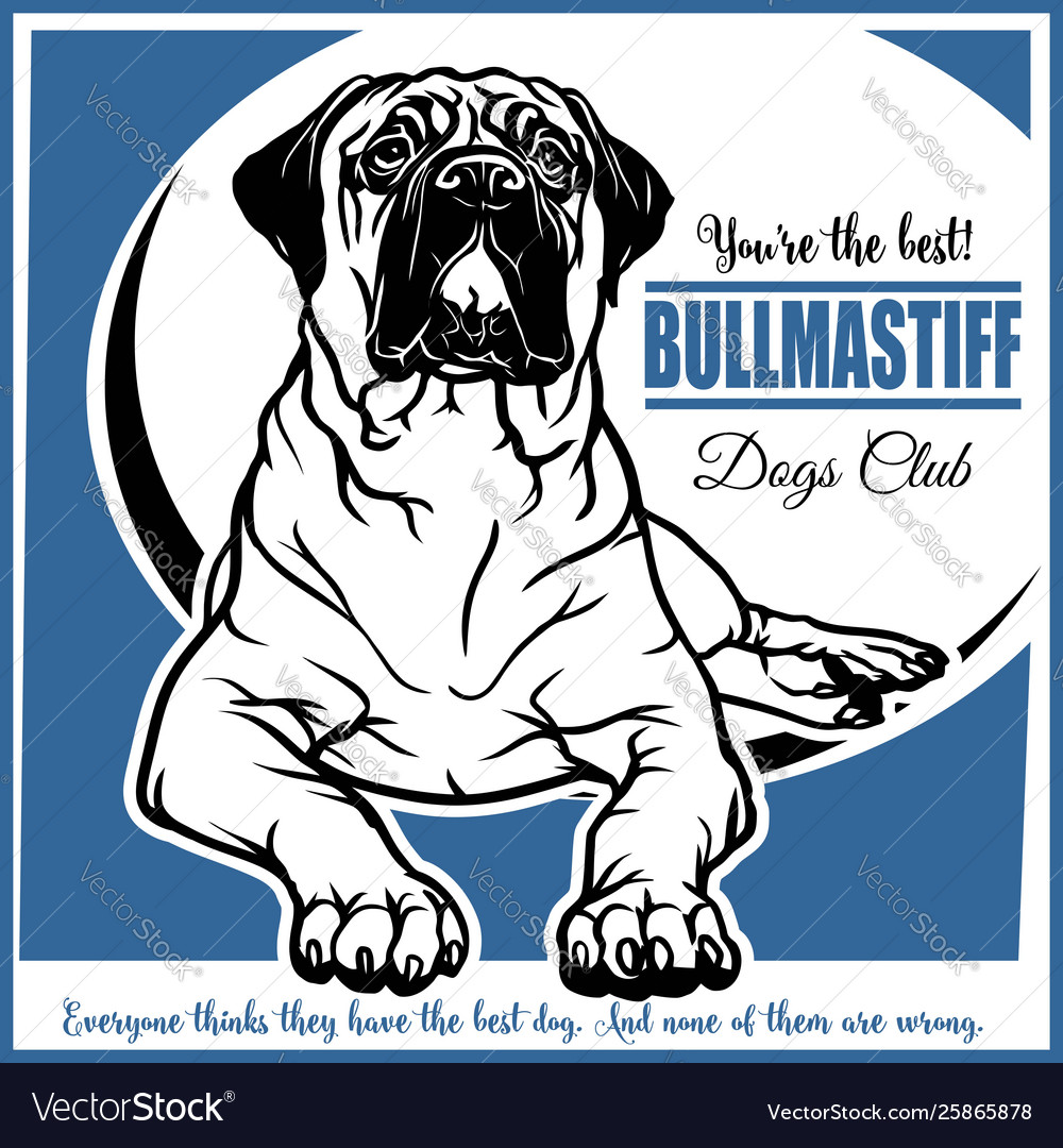 Bullmastiff - for t-shirt