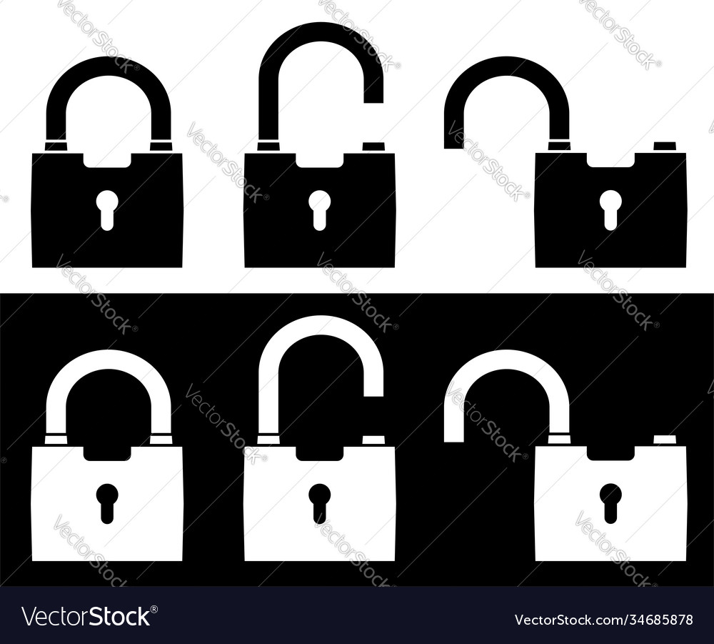 Lock Icons - Open & Closed