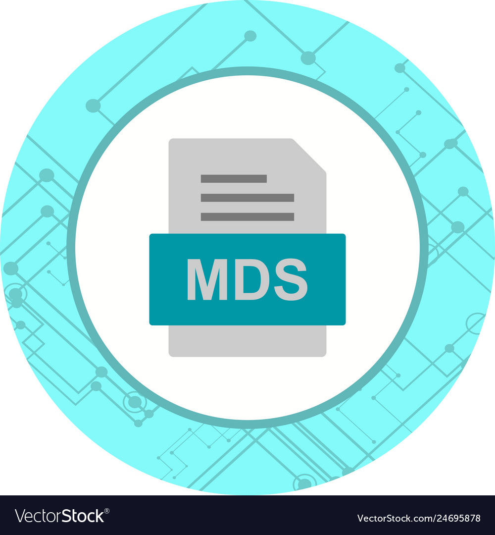 Mds file document icon