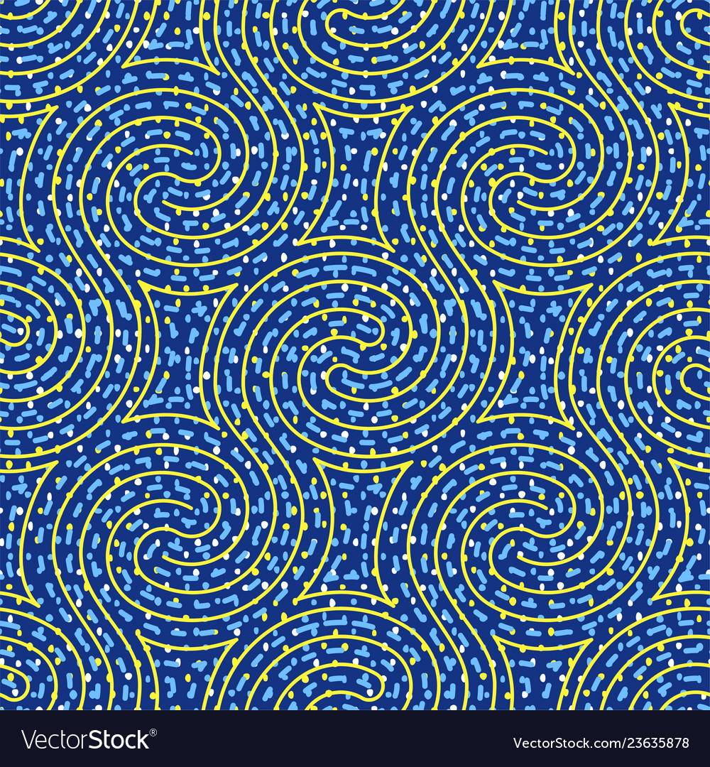 Psychedelic Swirl Maze Pattern