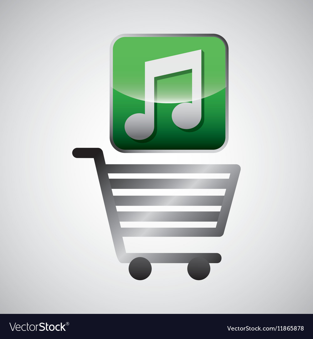 Shiny shopping cart music online commerce