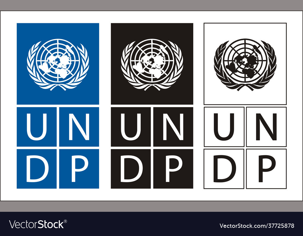 Undp logo image Royalty Free Vector Image - VectorStock