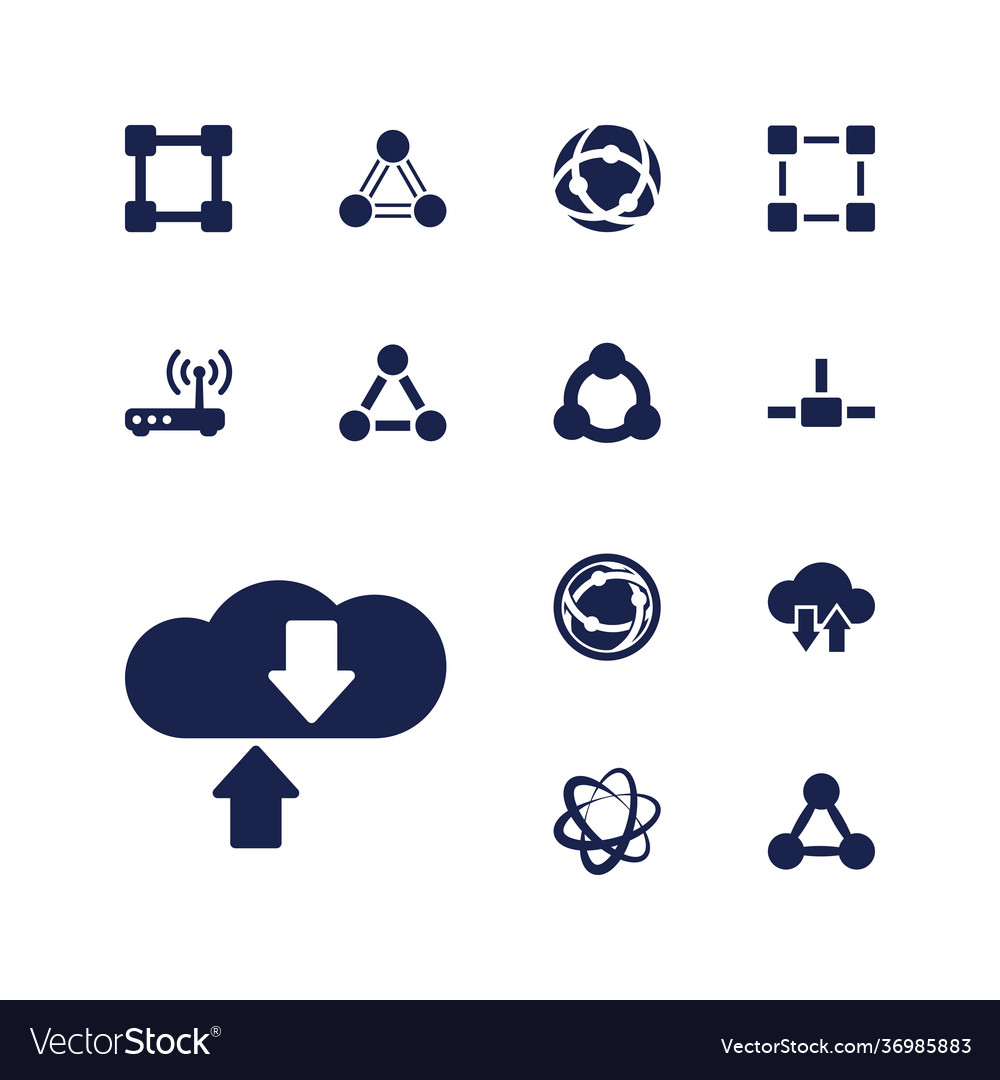 13 networking icons