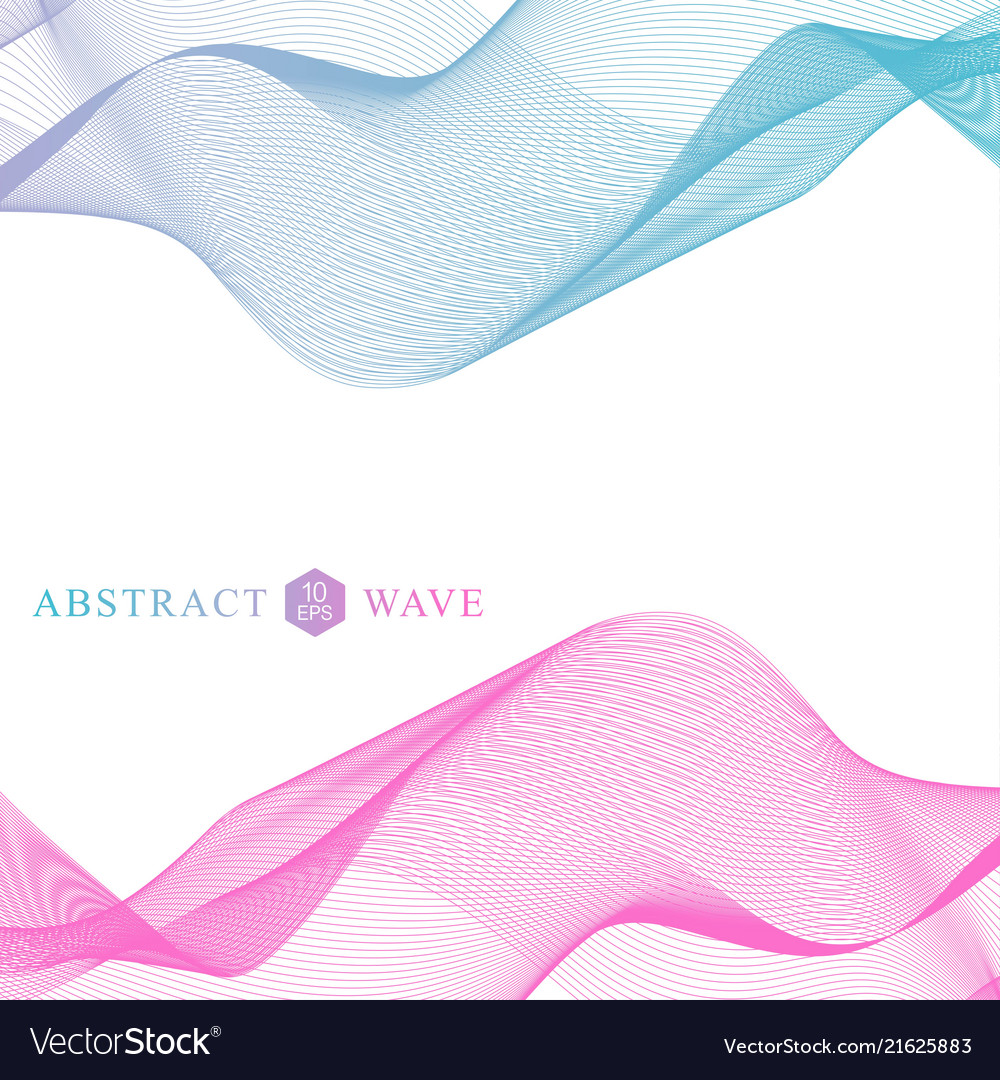 Abstract Colorful Wave Pattern