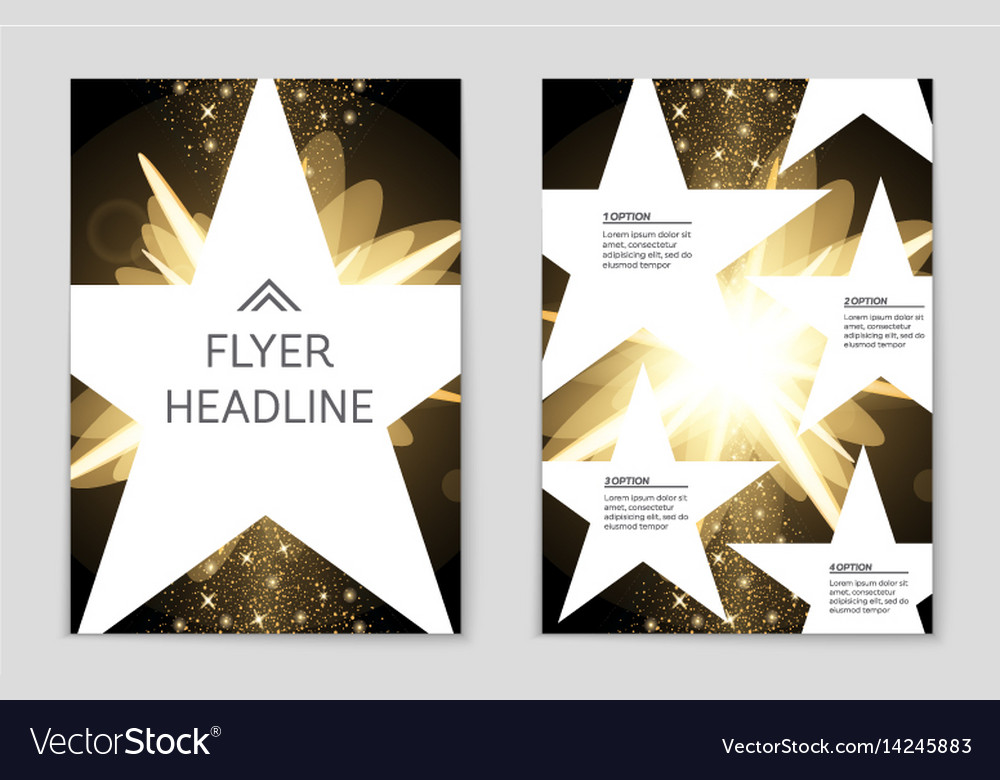 Abstract layout background set for art