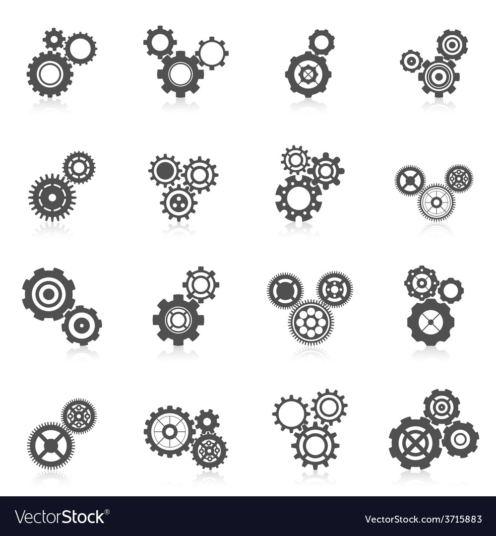 Cog Wheel Icon Royalty Free Vector Image - VectorStock