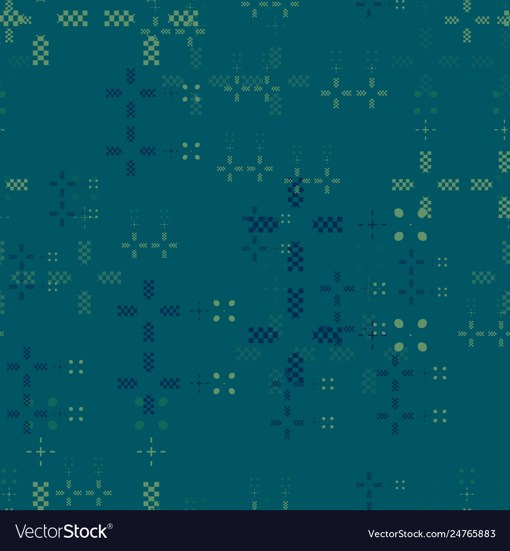 Distressed geometric seamless pattern