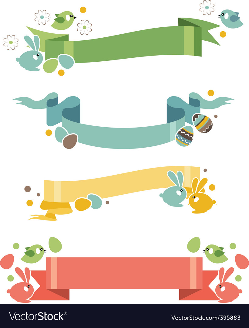 Easter banners Royalty Free Vector Image - VectorStock