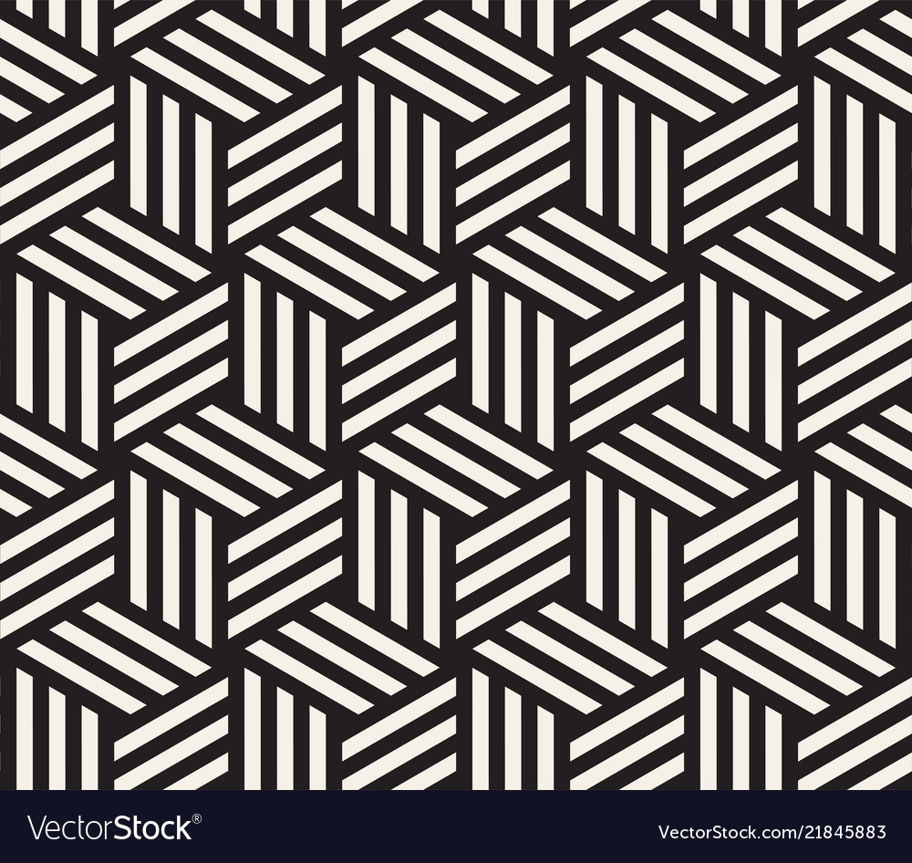 Geometric Line Tiling Pattern