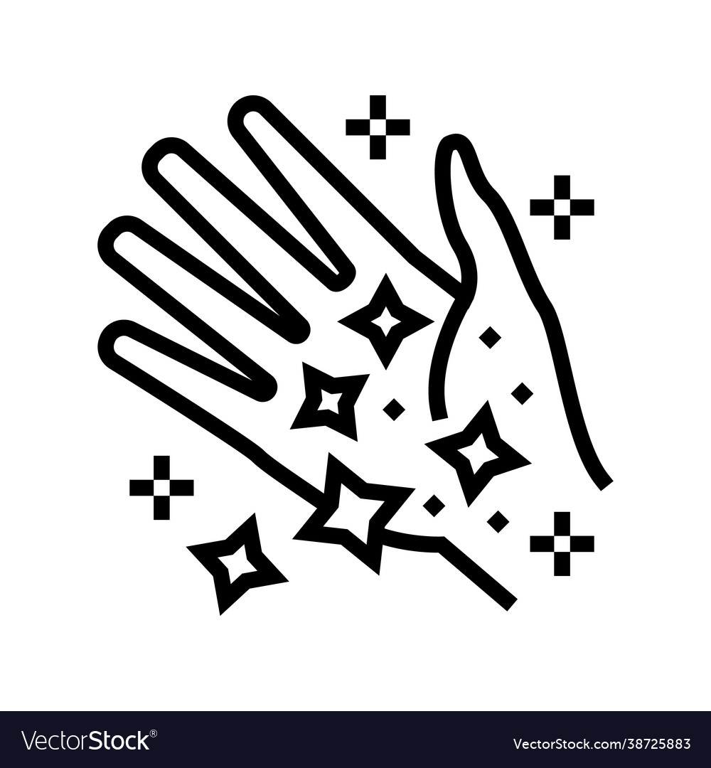 Hand boho line icon Royalty Free Vector Image - VectorStock