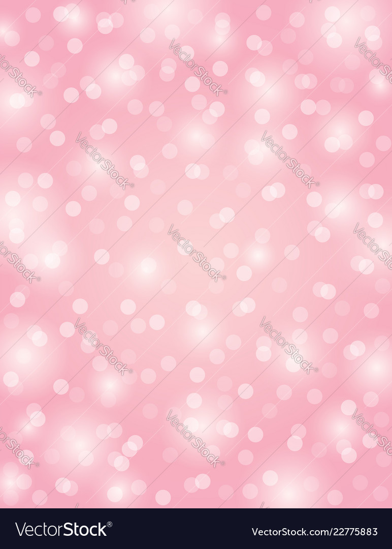 Pink background with circles bokeh