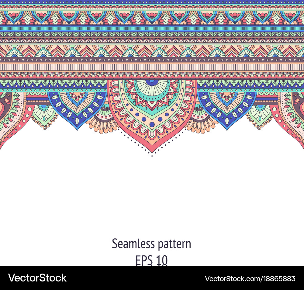 Seamless doodle entangle pattern Royalty Free Vector Image
