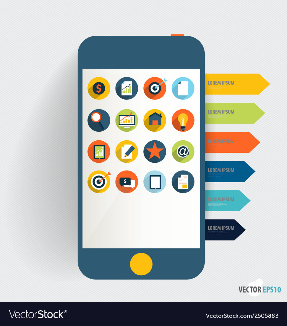 Touchscreen device with application icon and note