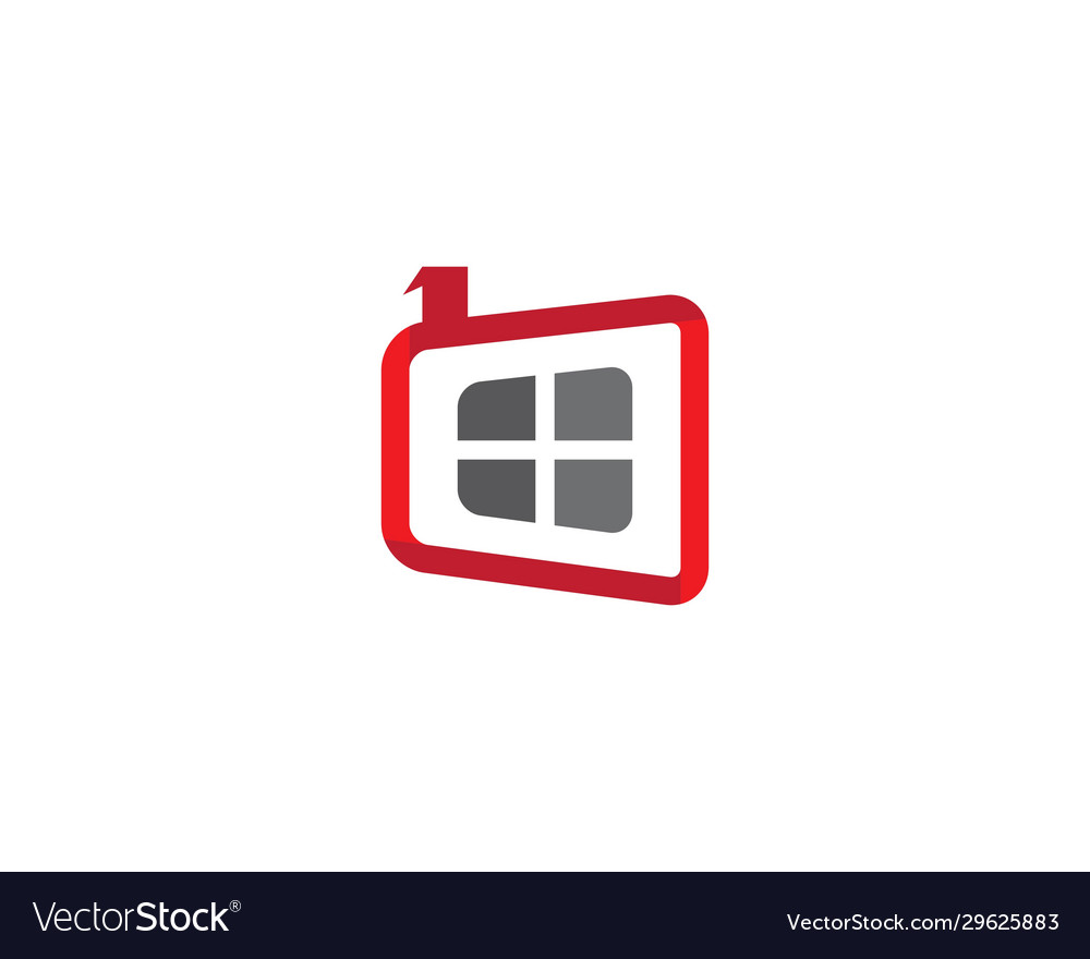 Window symbol vector image Window symbol
