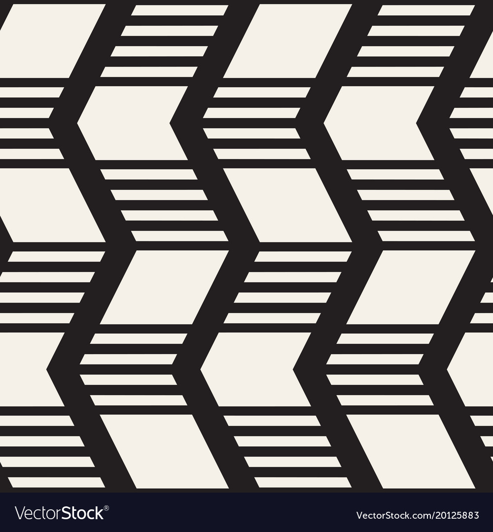 Zigzag Line Pattern - Abstract