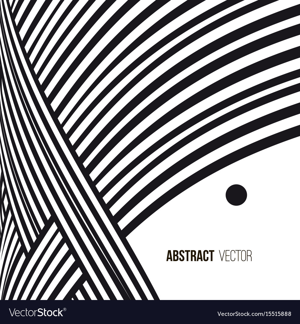 Abstract background black and white curve lines