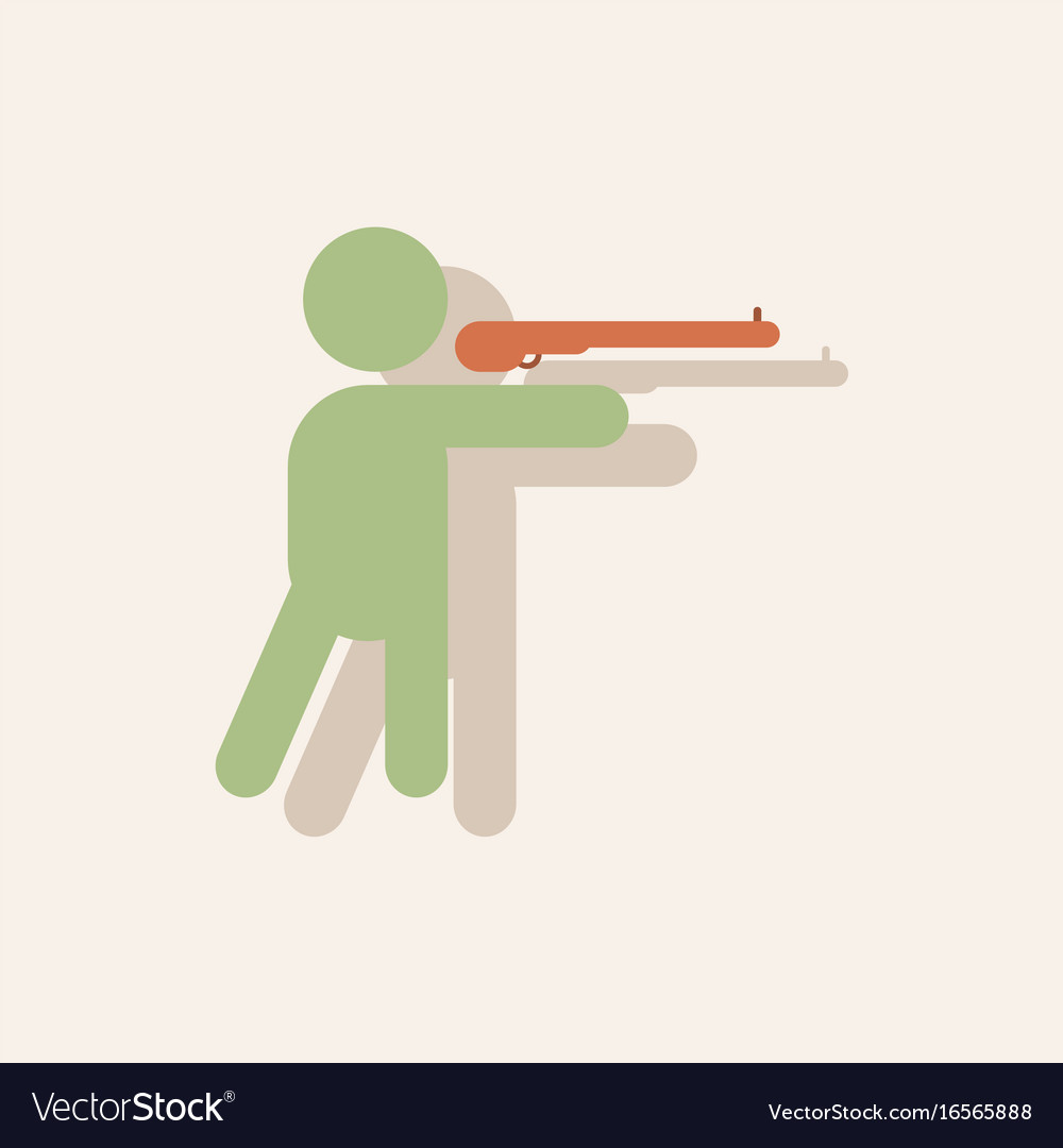 Leichtathletik bei der Schießerei von Gewehr