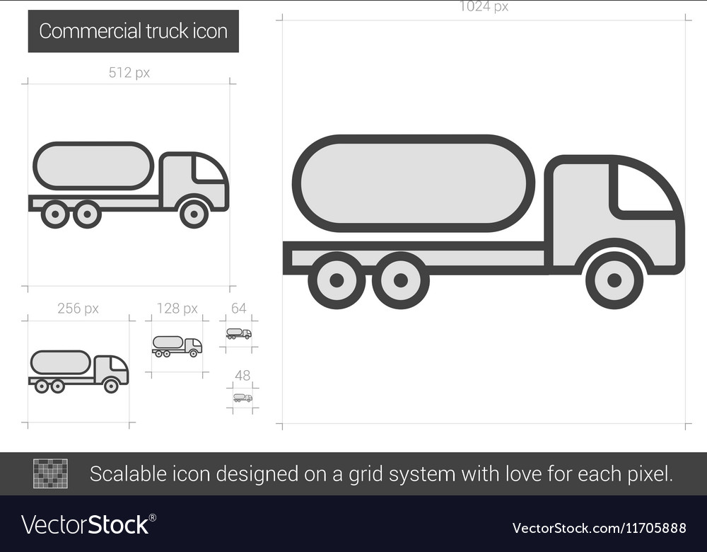 Lkw-Liniensymbol