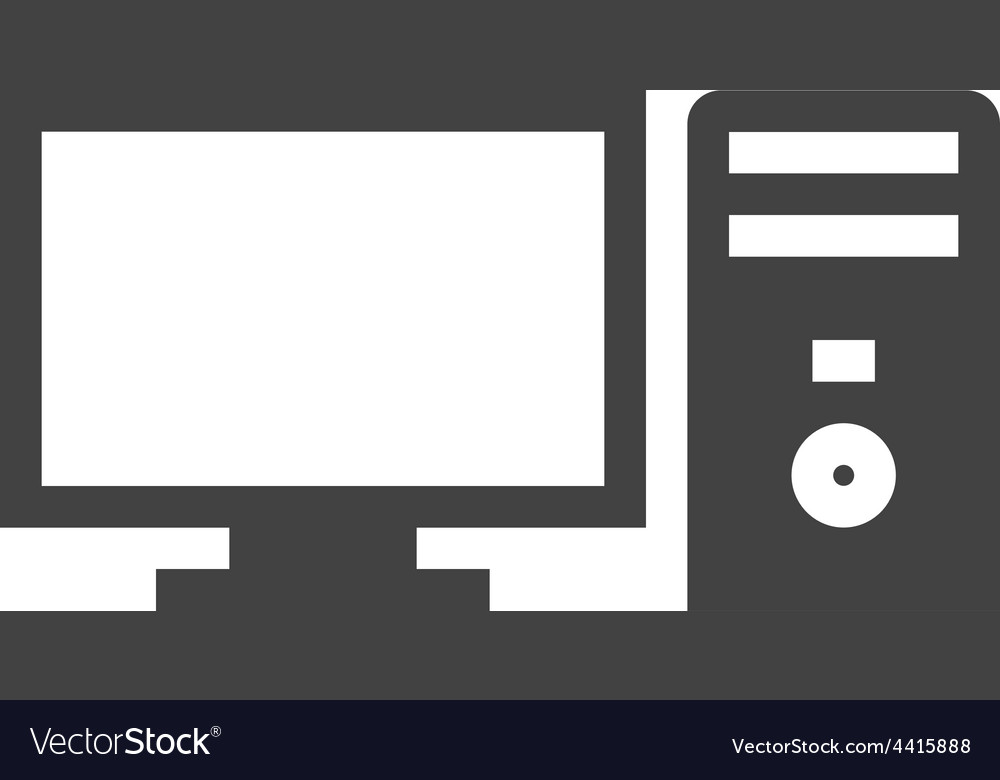 Computer Royalty Free Vector Image - VectorStock