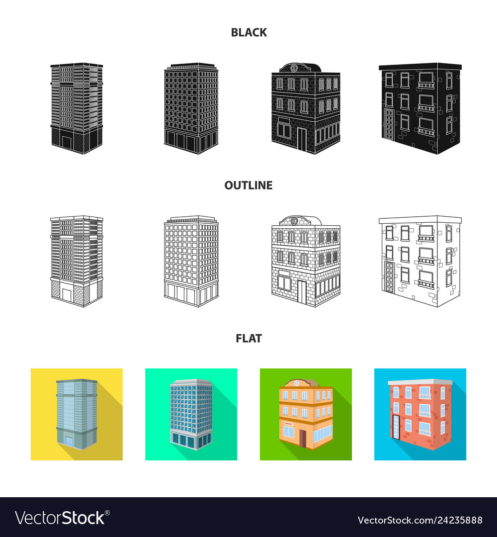 Design of construction and building symbol Vector Image