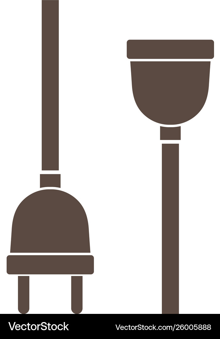 Electric socket plug Royalty Free Vector Image
