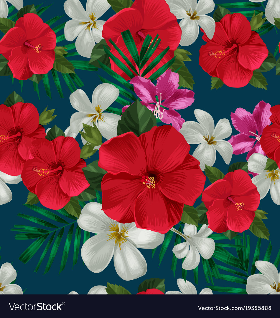 Floral Seamless Pattern - Delicate Blooms