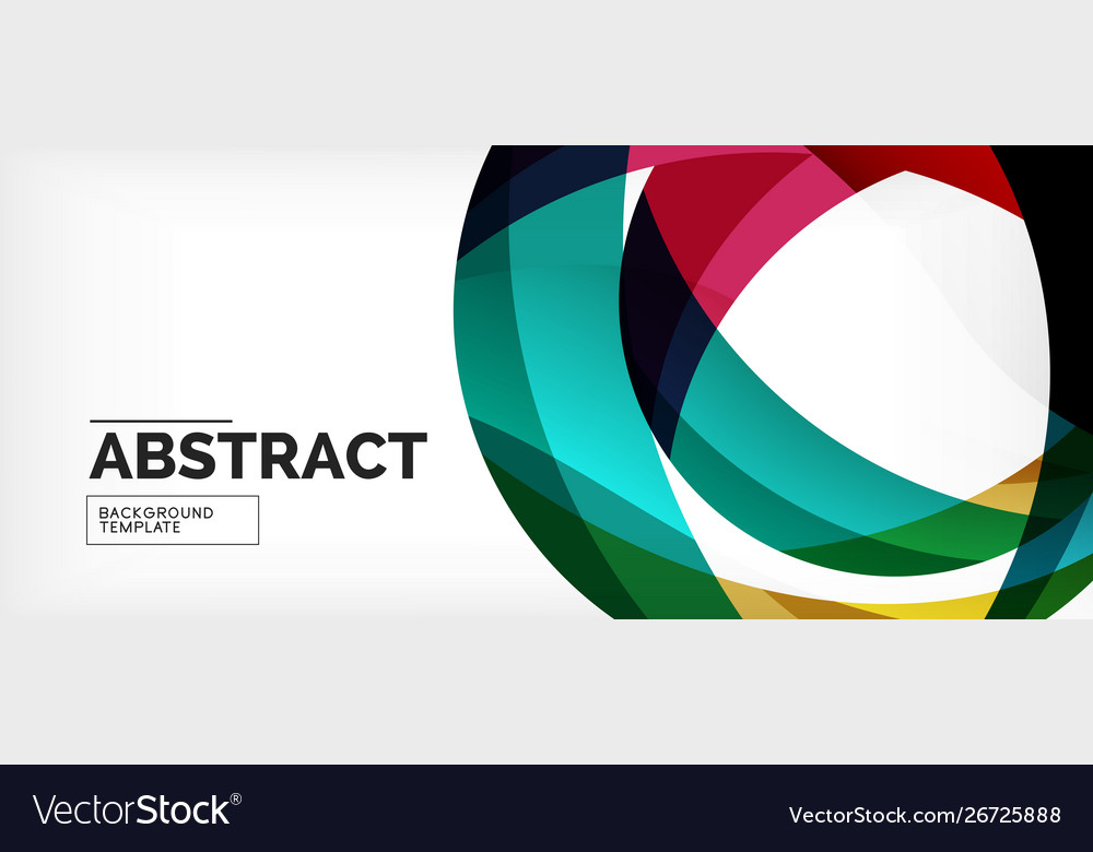 Linear wave web template Vector Image Linear wave web template
