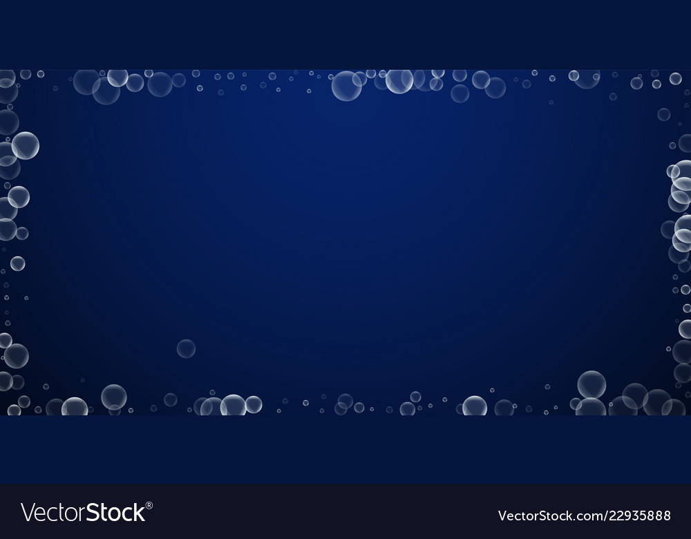 Random soap bubbles abstract background blowing b