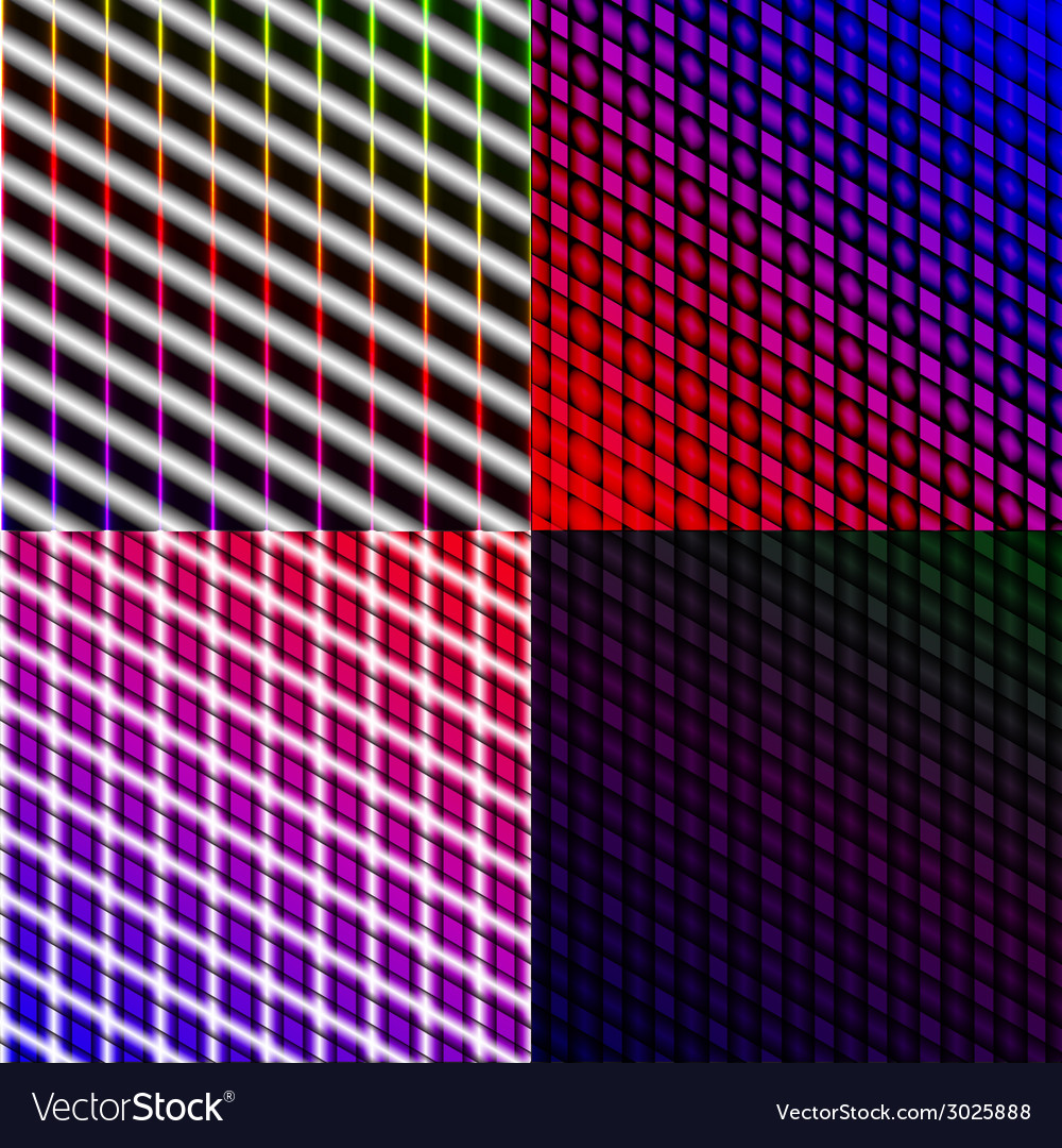 Set of splash color abstract glowing background