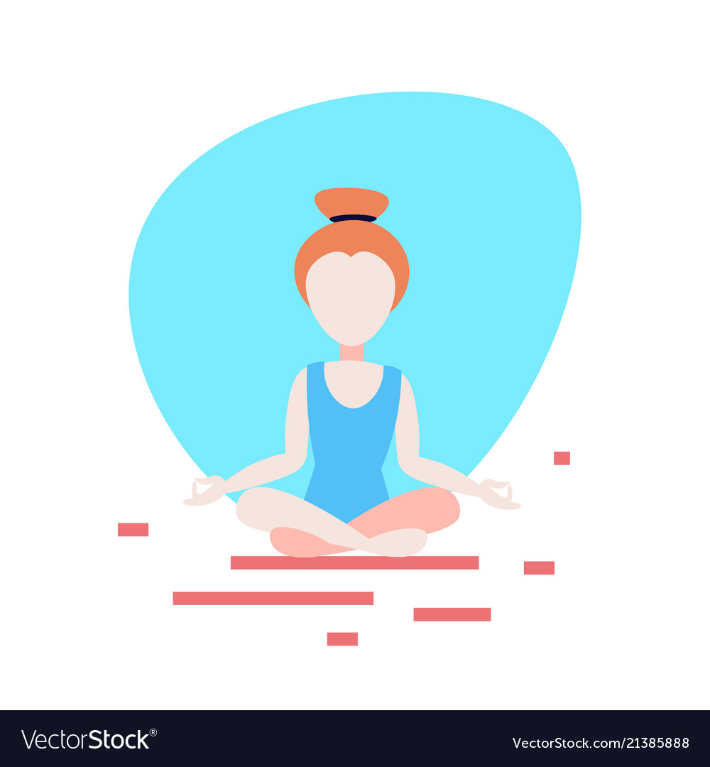 woman doing yoga exercises