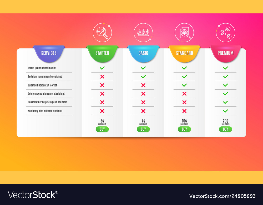 Analytics chart and copywriting Vector Image Analytics chart and copywriting