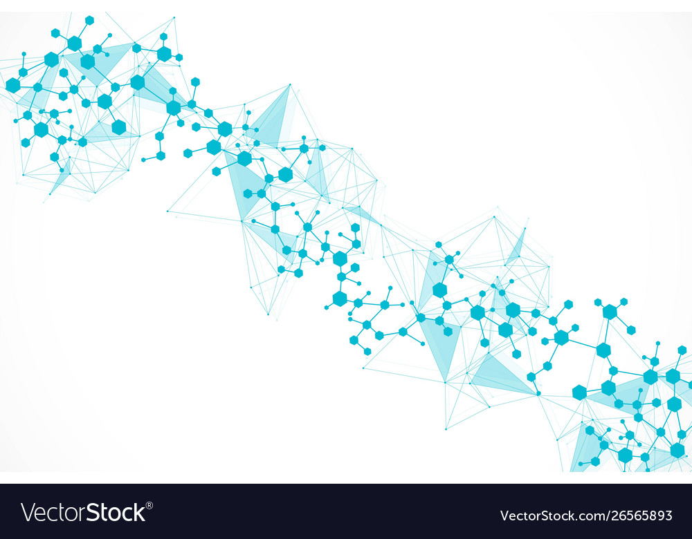 Big data visualization background modern vector image Big data visualization background modern