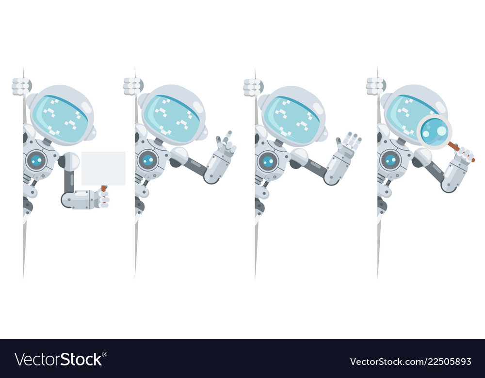 Cute Robot Android Character