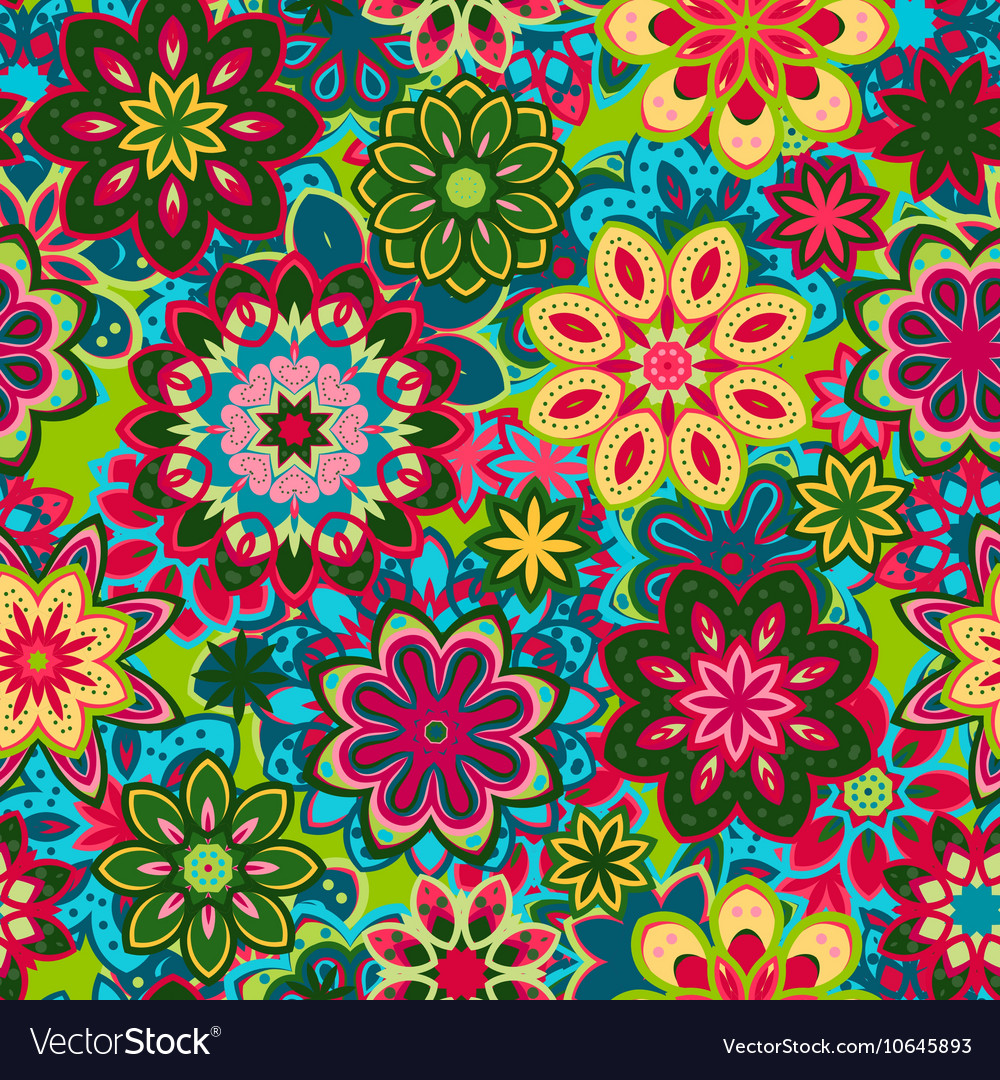 Floral Pattern - Retro Style