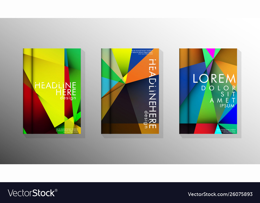 Geometric style with gradients and transparency vector image Geometric style with gradients and transparency