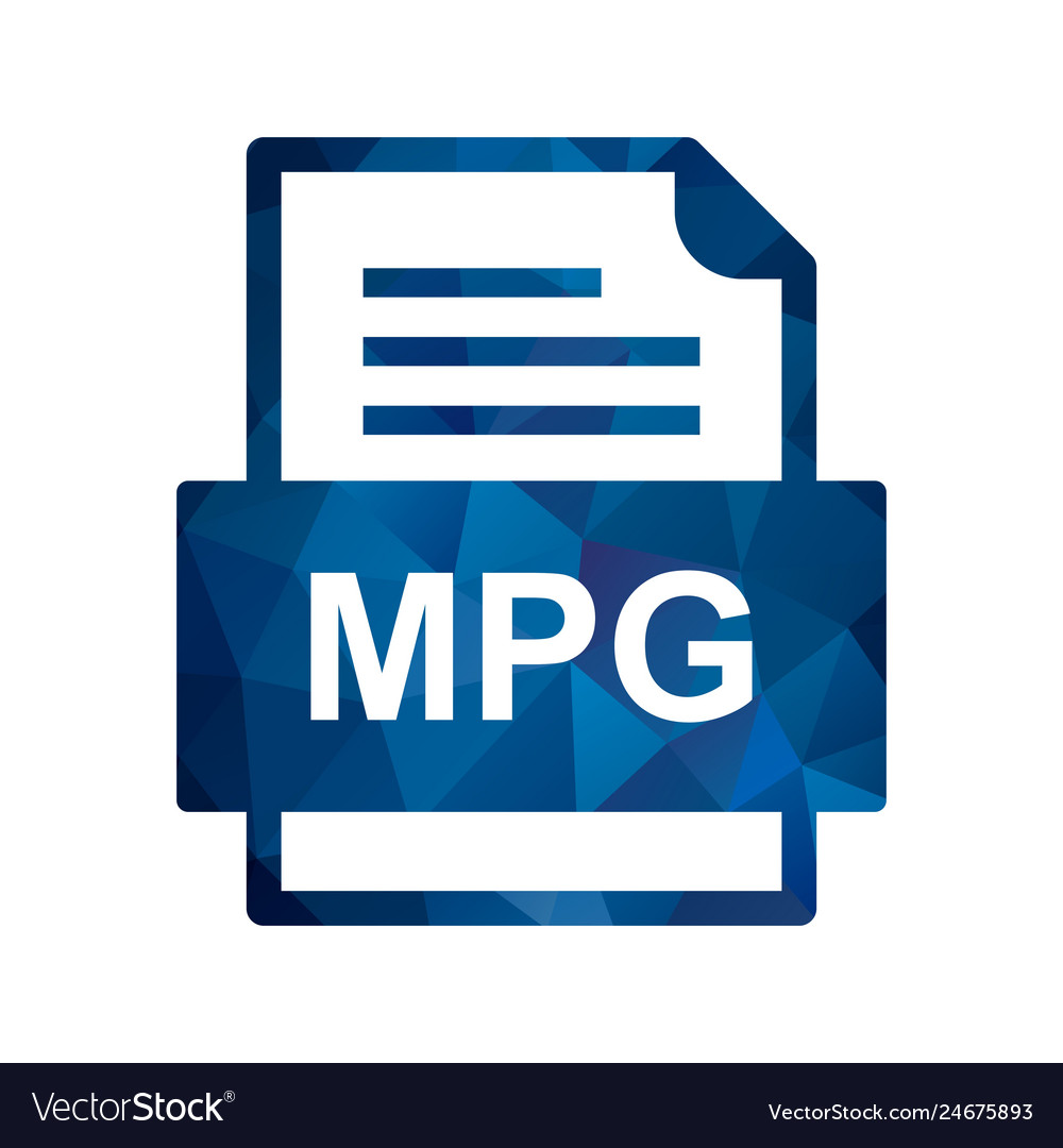 Mpg file document icon