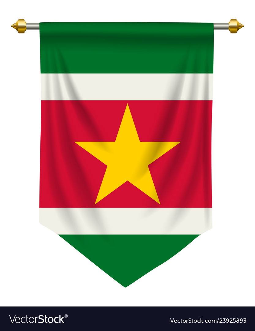 Suriname Flag Pennant