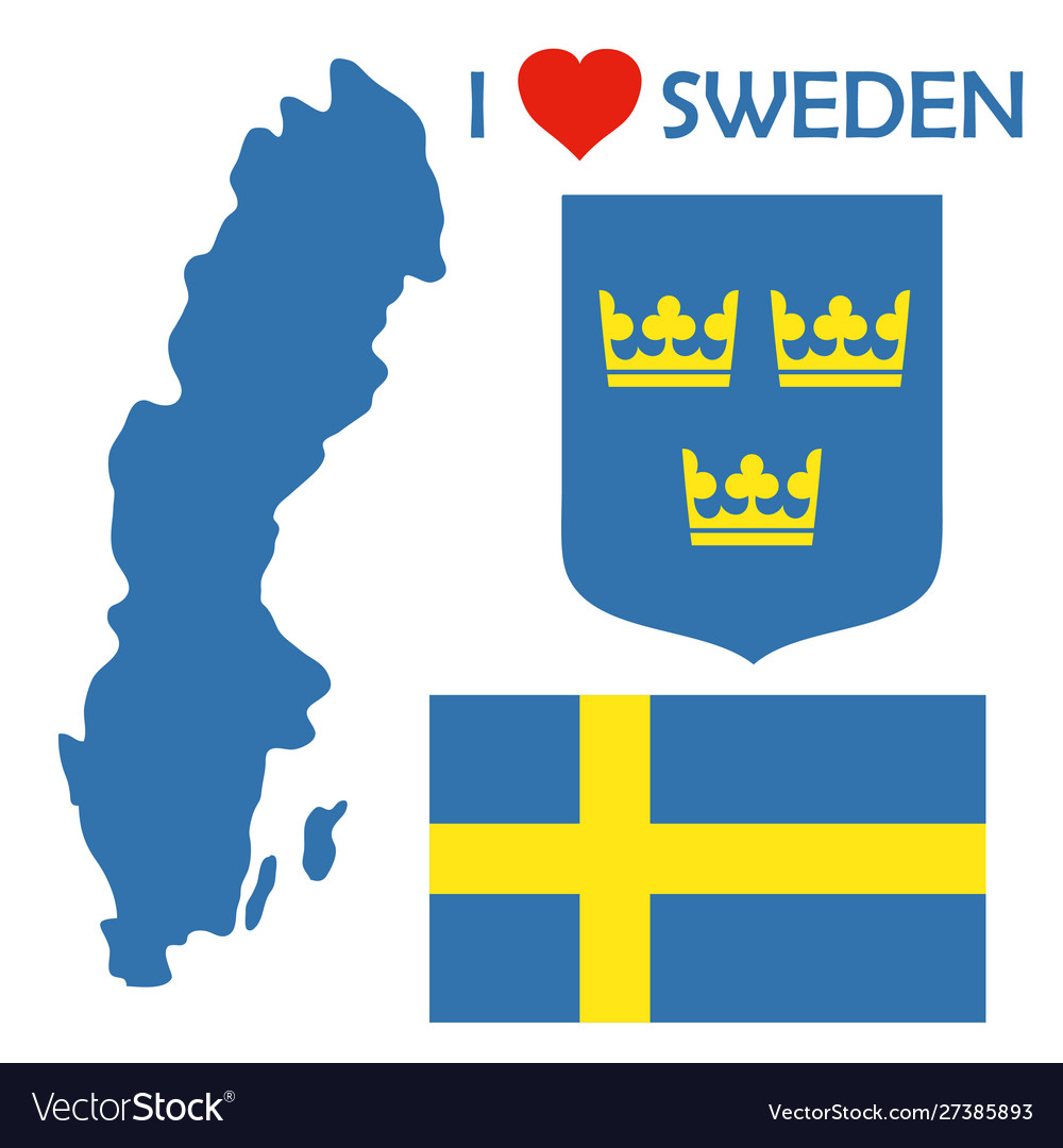 Sweden1 Royalty Free Vector Image - VectorStock