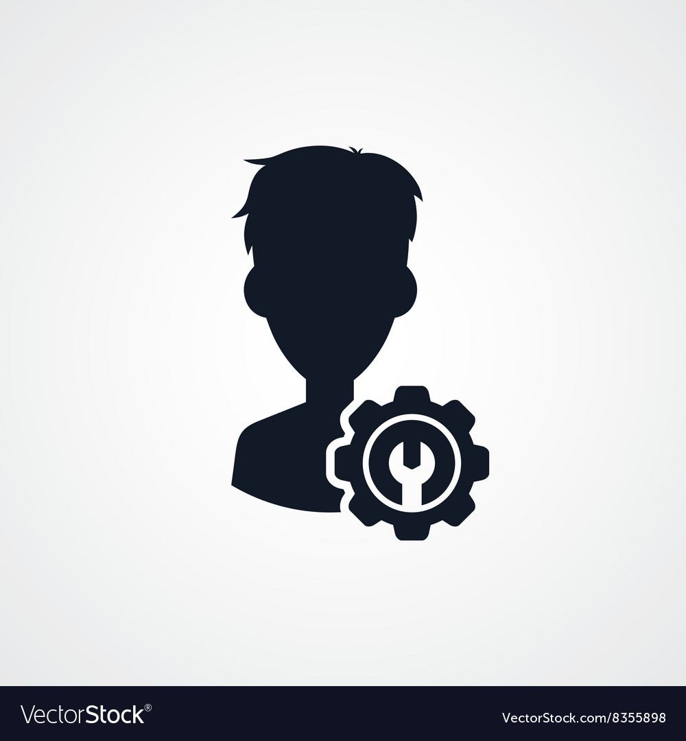 Avatar portrait cog setting icon theme