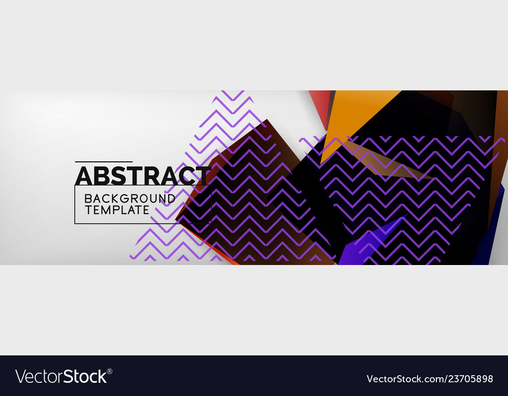 Dark 3d triangular low poly shapes abstract vector image Dark 3d triangular low poly shapes abstract